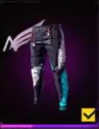 Calça Angelical Azul do Free Fire