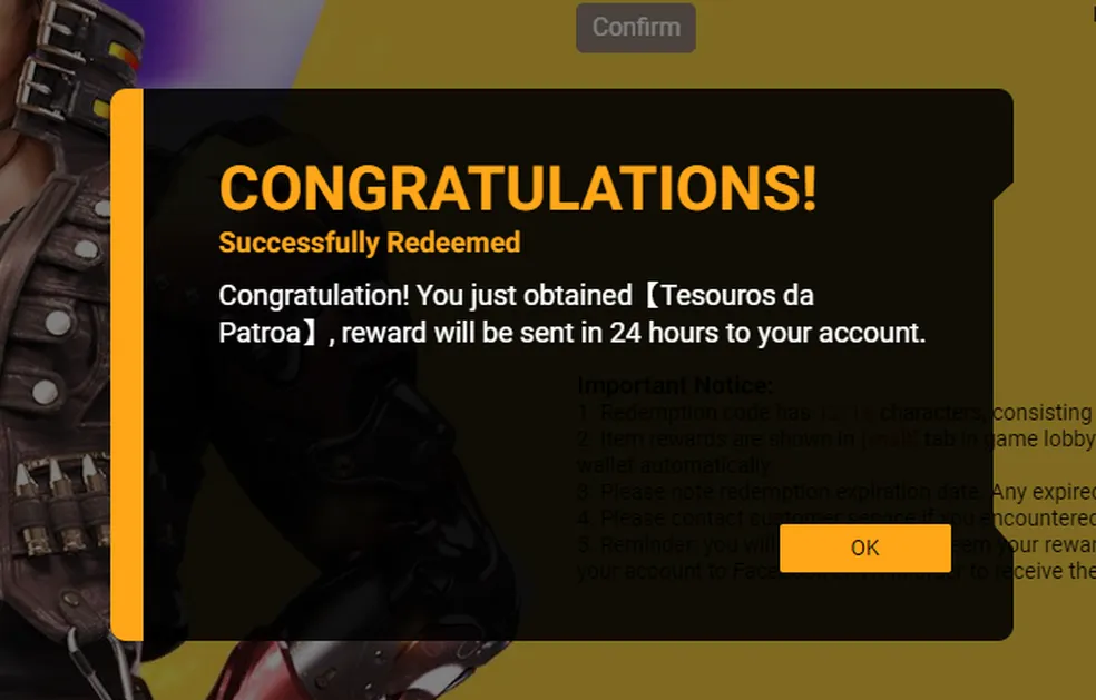 Simulador de codiguin Free Fire